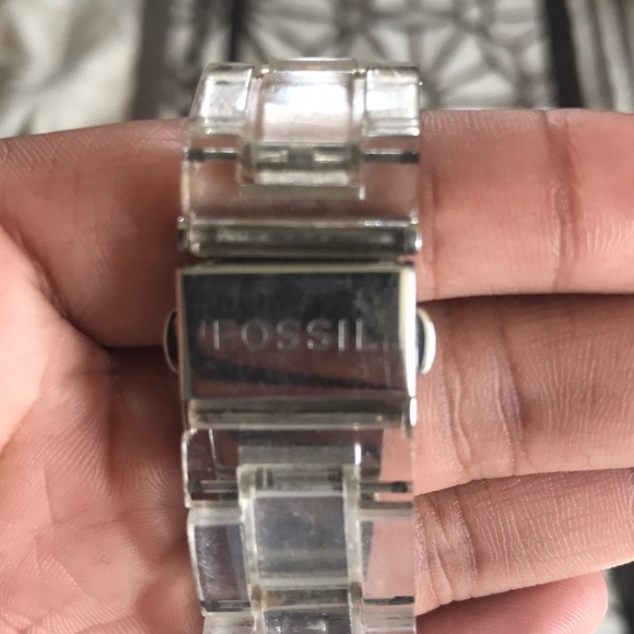 Fossil | Resin Bracelet White Glitz Watch - Picture 2 of 5